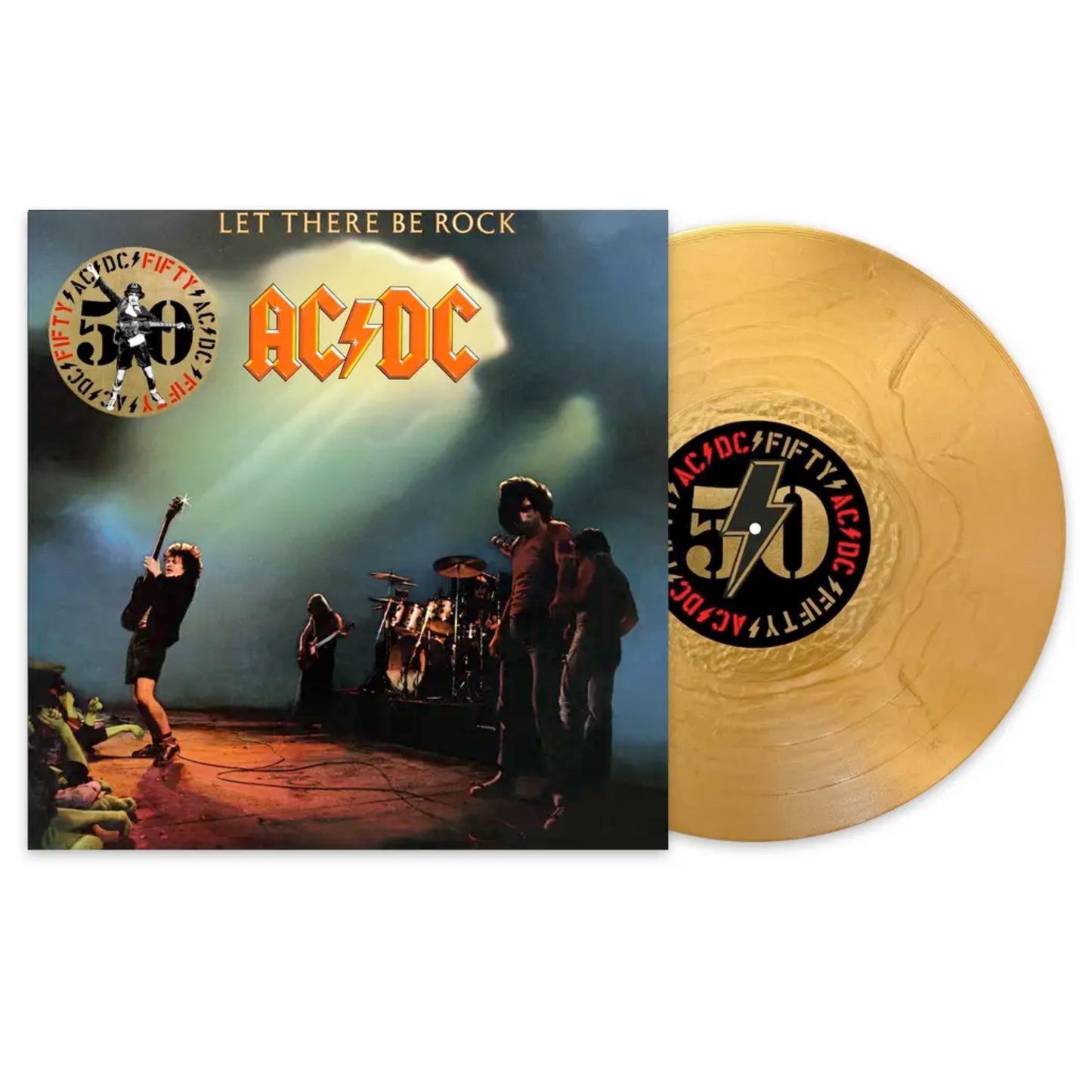 AC/DC – Let There Be Rock (50th Anniversary Gold Vinyl LP)