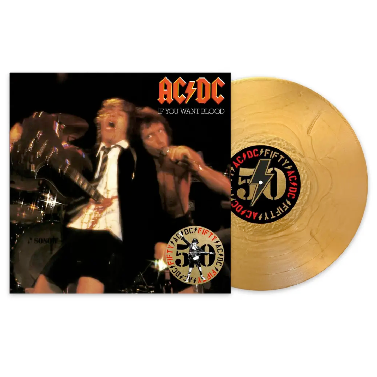 AC/DC – If You Want Blood You’ve Got It (50th Anniversary Gold Vinyl LP)