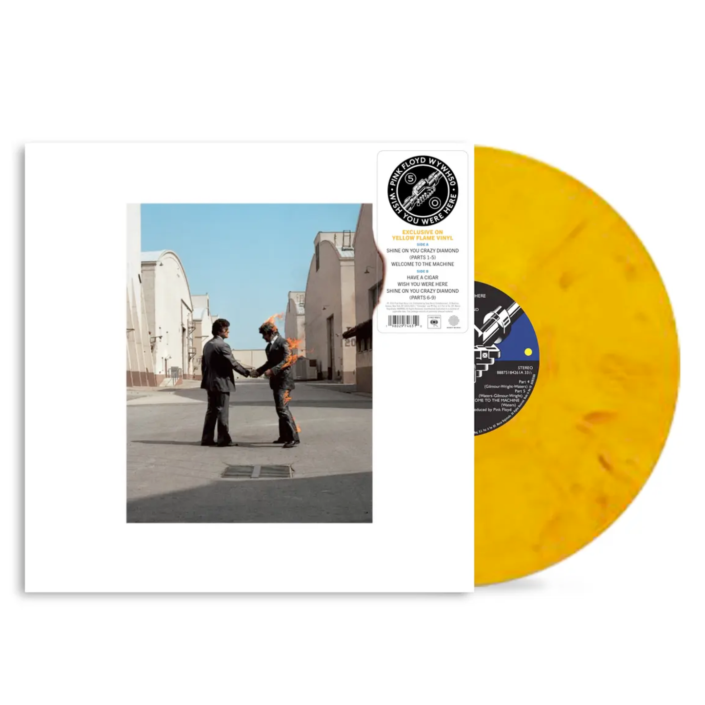 Pink Floyd – Wish You Were Here (1LP / Flame Yellow / 50th Anniversary)